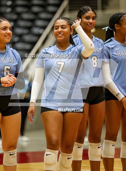 Thumbnail 3 in Harlan vs. Cinco Ranch (UIL 6A Volleyball Semi-Final) photogallery.