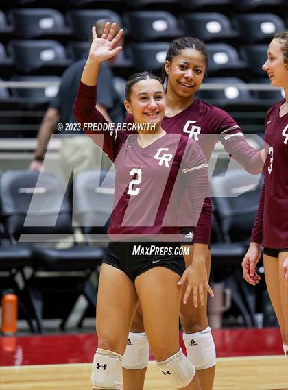 Thumbnail 3 in Harlan vs. Cinco Ranch (UIL 6A Volleyball Semi-Final) photogallery.