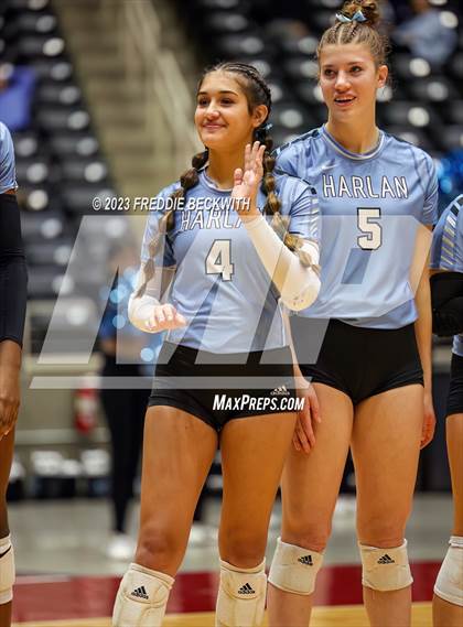 Thumbnail 3 in Harlan vs. Cinco Ranch (UIL 6A Volleyball Semi-Final) photogallery.