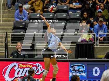 Thumbnail 3 in Harlan vs. Cinco Ranch (UIL 6A Volleyball Semi-Final) photogallery.
