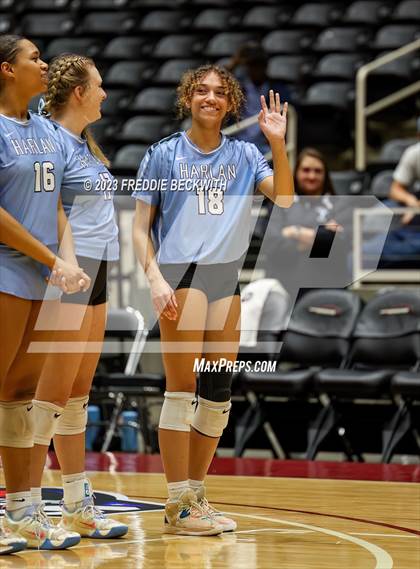 Thumbnail 3 in Harlan vs. Cinco Ranch (UIL 6A Volleyball Semi-Final) photogallery.