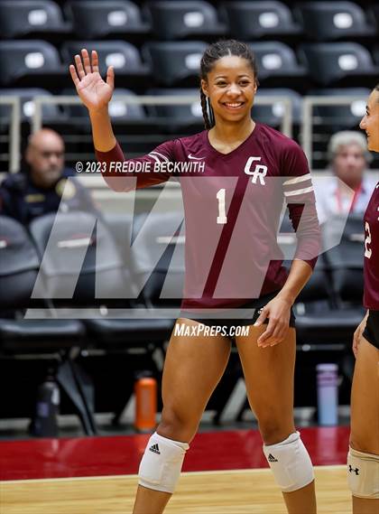 Thumbnail 2 in Harlan vs. Cinco Ranch (UIL 6A Volleyball Semi-Final) photogallery.