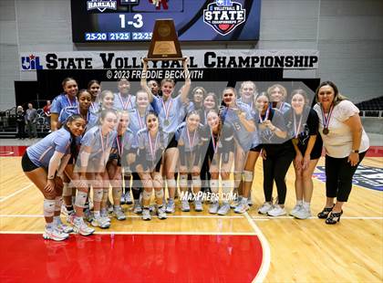 Thumbnail 2 in Harlan vs. Cinco Ranch (UIL 6A Volleyball Semi-Final) photogallery.