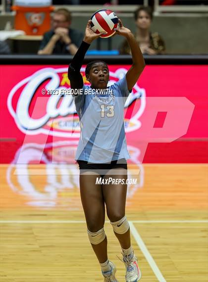 Thumbnail 2 in Harlan vs. Cinco Ranch (UIL 6A Volleyball Semi-Final) photogallery.