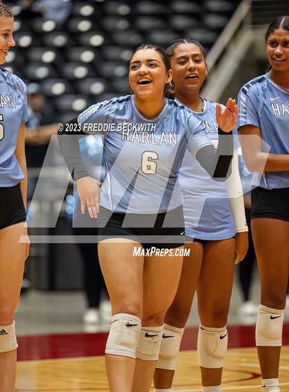 Thumbnail 2 in Harlan vs. Cinco Ranch (UIL 6A Volleyball Semi-Final) photogallery.