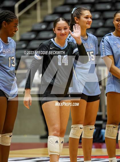 Thumbnail 2 in Harlan vs. Cinco Ranch (UIL 6A Volleyball Semi-Final) photogallery.