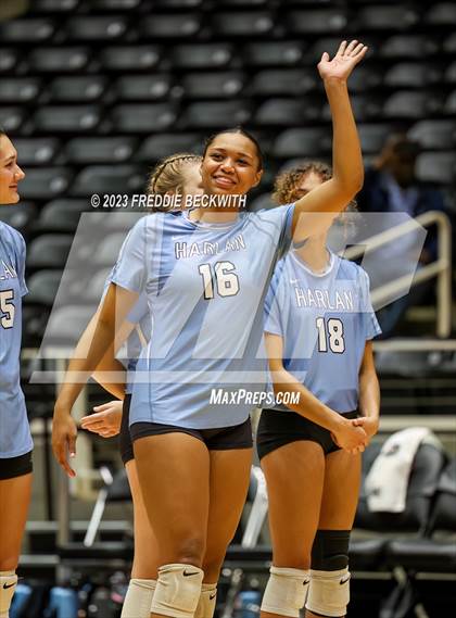 Thumbnail 1 in Harlan vs. Cinco Ranch (UIL 6A Volleyball Semi-Final) photogallery.