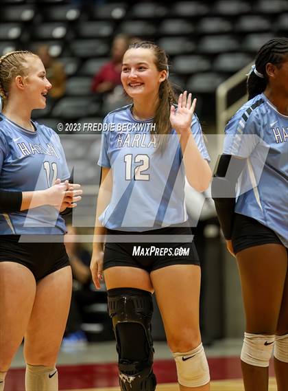Thumbnail 3 in Harlan vs. Cinco Ranch (UIL 6A Volleyball Semi-Final) photogallery.
