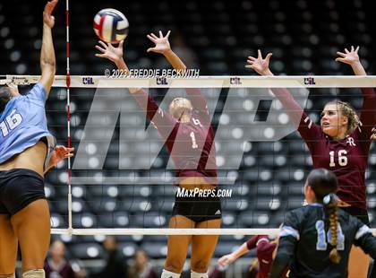 Thumbnail 3 in Harlan vs. Cinco Ranch (UIL 6A Volleyball Semi-Final) photogallery.