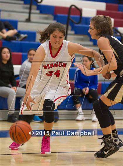Thumbnail 1 in Mingus vs Verrado (Arcadia Lady Hoops Tournament) photogallery.