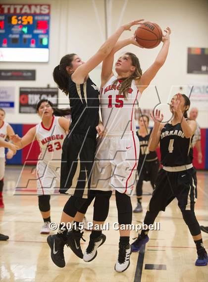 Thumbnail 3 in Mingus vs Verrado (Arcadia Lady Hoops Tournament) photogallery.