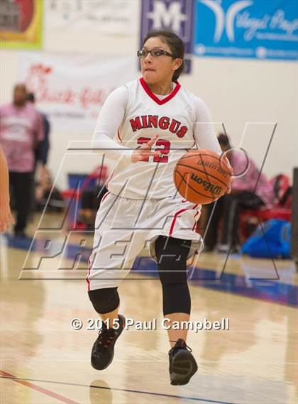 Thumbnail 1 in Mingus vs Verrado (Arcadia Lady Hoops Tournament) photogallery.