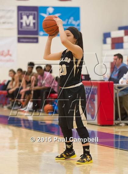 Thumbnail 1 in Mingus vs Verrado (Arcadia Lady Hoops Tournament) photogallery.