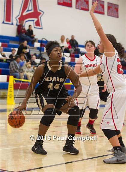 Thumbnail 1 in Mingus vs Verrado (Arcadia Lady Hoops Tournament) photogallery.