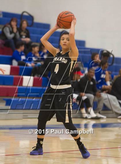 Thumbnail 1 in Mingus vs Verrado (Arcadia Lady Hoops Tournament) photogallery.