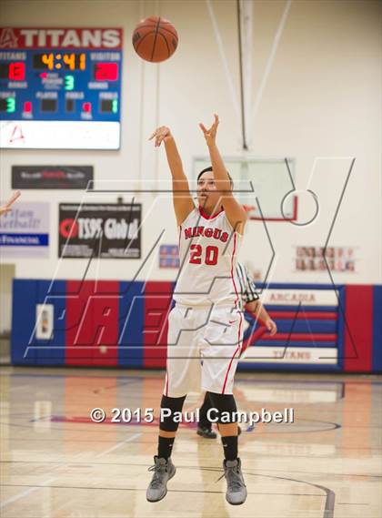 Thumbnail 3 in Mingus vs Verrado (Arcadia Lady Hoops Tournament) photogallery.