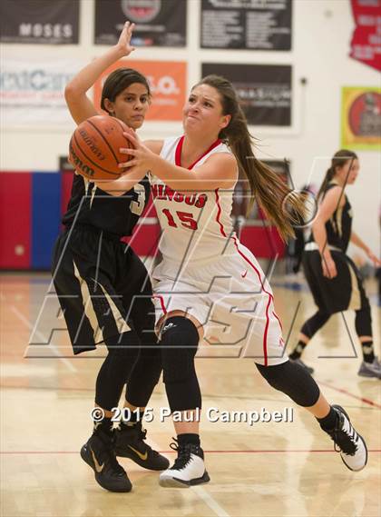 Thumbnail 3 in Mingus vs Verrado (Arcadia Lady Hoops Tournament) photogallery.