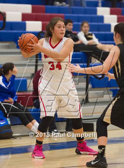 Thumbnail 1 in Mingus vs Verrado (Arcadia Lady Hoops Tournament) photogallery.
