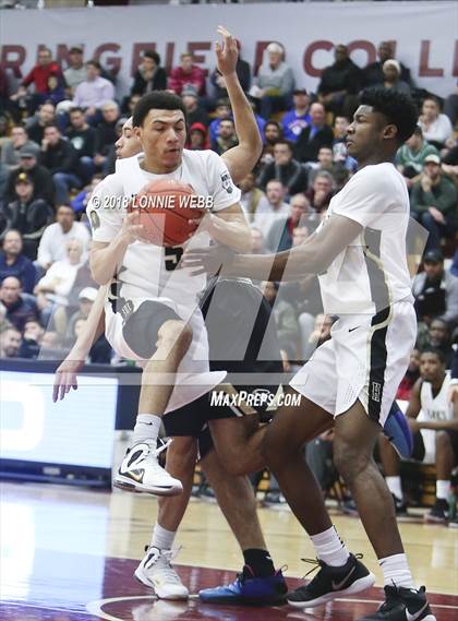 Thumbnail 3 in Hudson Catholic vs. John Carroll (Spalding Hoophall Classic) photogallery.