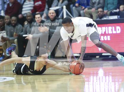 Thumbnail 1 in Hudson Catholic vs. John Carroll (Spalding Hoophall Classic) photogallery.