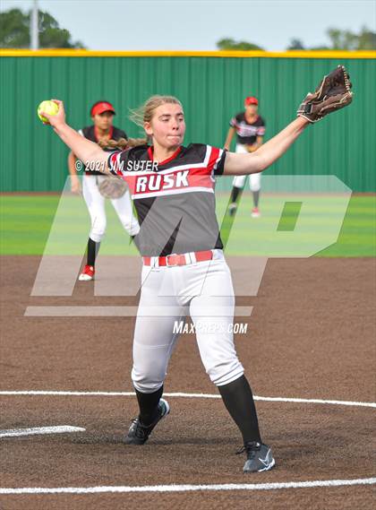 Thumbnail 2 in Rusk vs Taylor (UIL 4A Area Playoff) photogallery.