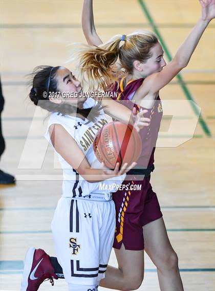Thumbnail 1 in Menlo-Atherton vs. Saint Francis (Elite Showcase) photogallery.