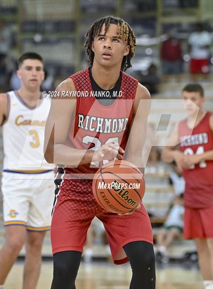 Thumbnail 2 in Richmond vs Carmel (IBCA / IHSAA Showcase)  photogallery.