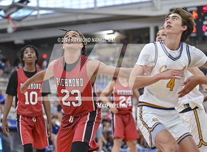 Thumbnail 2 in Richmond vs Carmel (IBCA / IHSAA Showcase)  photogallery.