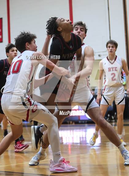Thumbnail 2 in Nyack vs Rye (NYSPHSAA Section 1 Class A Quarter Final) photogallery.