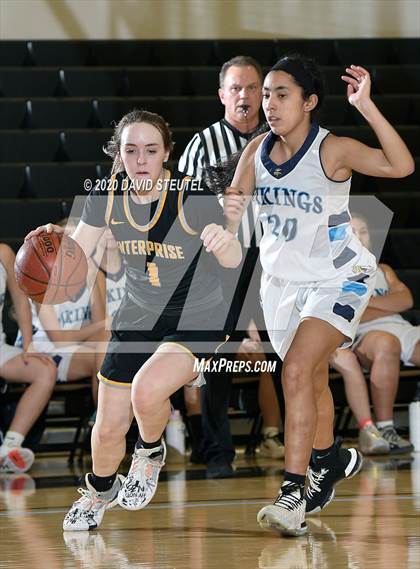 Thumbnail 2 in Enterprise vs. Pleasant Valley (CIF Northern Section D3 Final) photogallery.