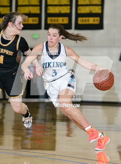 Thumbnail 2 in Enterprise vs. Pleasant Valley (CIF Northern Section D3 Final) photogallery.