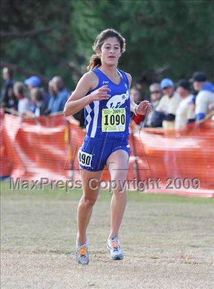 Thumbnail 1 in CIF State Cross Country Championships (D1 Girls) photogallery.