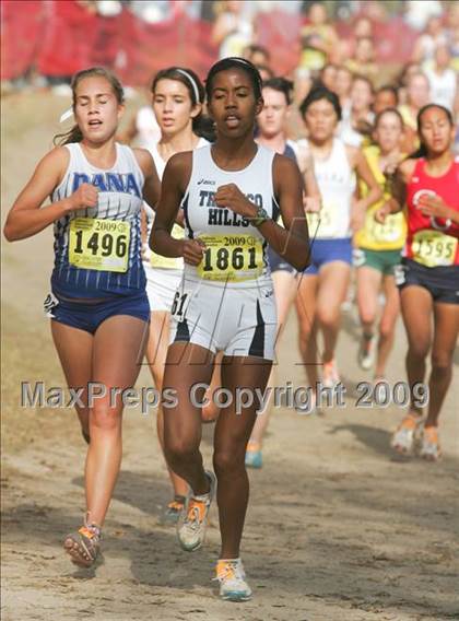 Thumbnail 2 in CIF State Cross Country Championships (D1 Girls) photogallery.