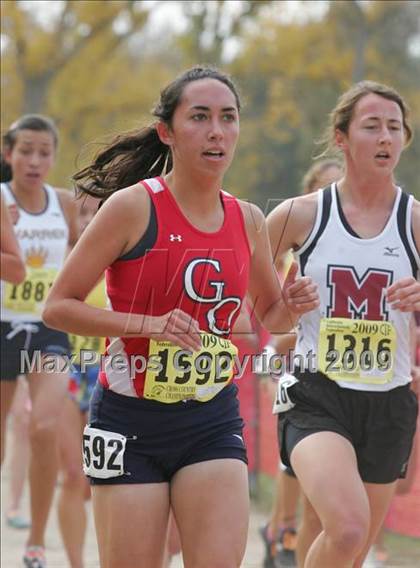 Thumbnail 1 in CIF State Cross Country Championships (D1 Girls) photogallery.