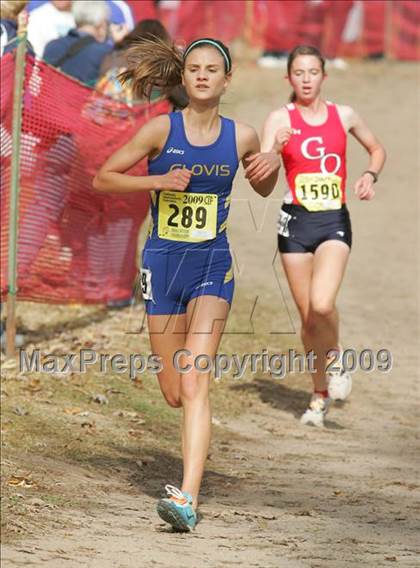 Thumbnail 2 in CIF State Cross Country Championships (D1 Girls) photogallery.