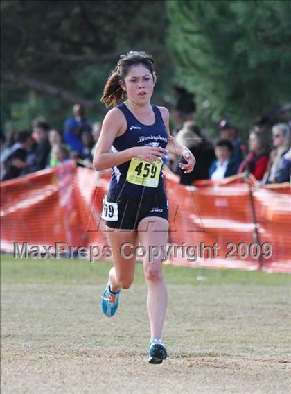 Thumbnail 1 in CIF State Cross Country Championships (D1 Girls) photogallery.