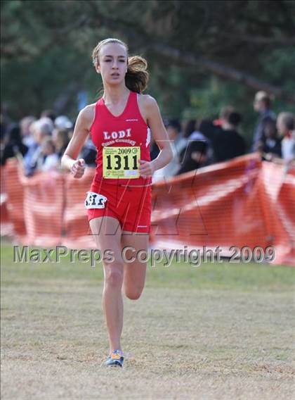 Thumbnail 2 in CIF State Cross Country Championships (D1 Girls) photogallery.