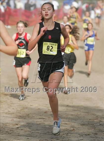 Thumbnail 1 in CIF State Cross Country Championships (D1 Girls) photogallery.