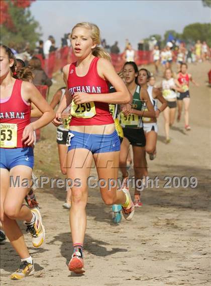 Thumbnail 1 in CIF State Cross Country Championships (D1 Girls) photogallery.
