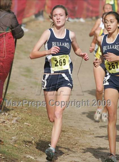 Thumbnail 1 in CIF State Cross Country Championships (D1 Girls) photogallery.