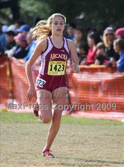 Thumbnail 1 in CIF State Cross Country Championships (D1 Girls) photogallery.