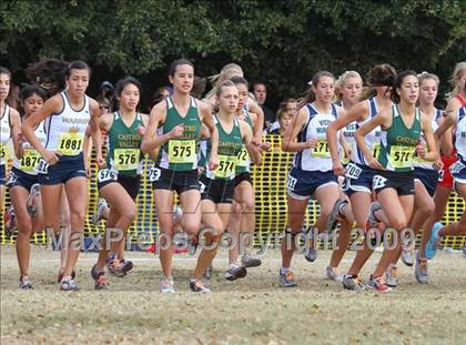 Thumbnail 2 in CIF State Cross Country Championships (D1 Girls) photogallery.