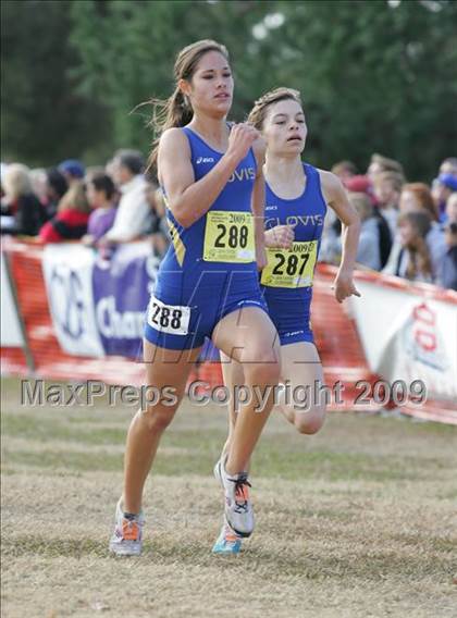 Thumbnail 1 in CIF State Cross Country Championships (D1 Girls) photogallery.