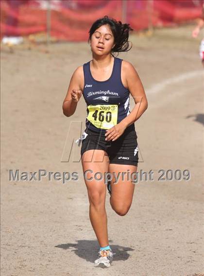 Thumbnail 2 in CIF State Cross Country Championships (D1 Girls) photogallery.