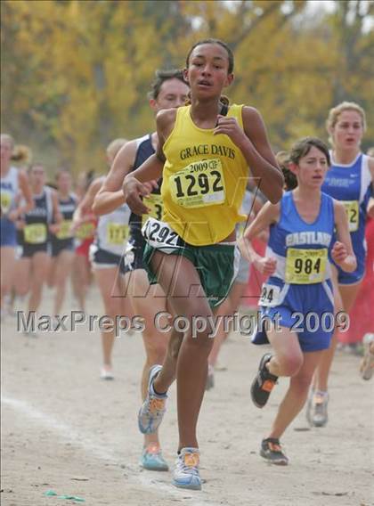 Thumbnail 2 in CIF State Cross Country Championships (D1 Girls) photogallery.