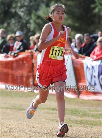 Thumbnail 2 in CIF State Cross Country Championships (D1 Girls) photogallery.