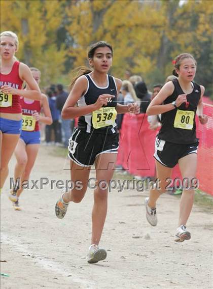 Thumbnail 1 in CIF State Cross Country Championships (D1 Girls) photogallery.