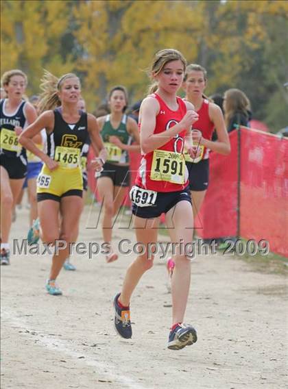 Thumbnail 3 in CIF State Cross Country Championships (D1 Girls) photogallery.