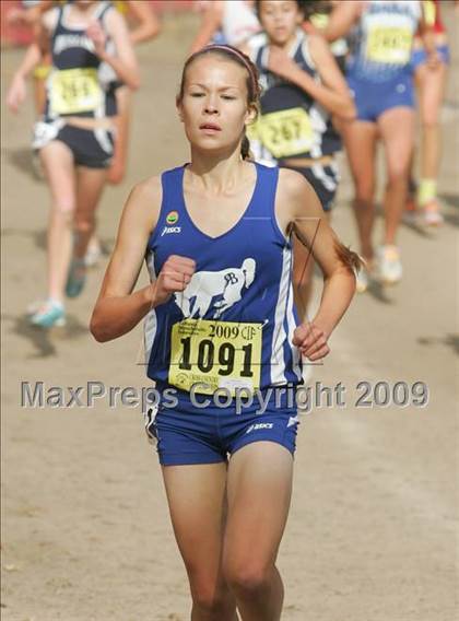 Thumbnail 3 in CIF State Cross Country Championships (D1 Girls) photogallery.