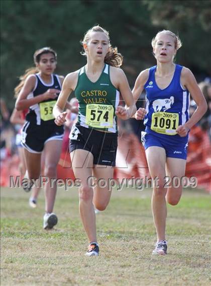 Thumbnail 2 in CIF State Cross Country Championships (D1 Girls) photogallery.